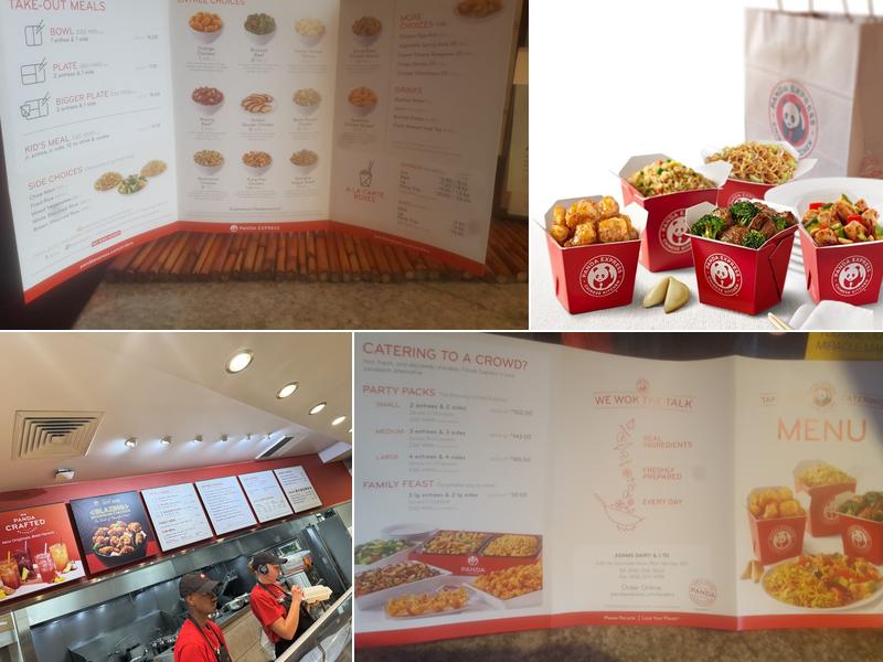 Panda Express Menu