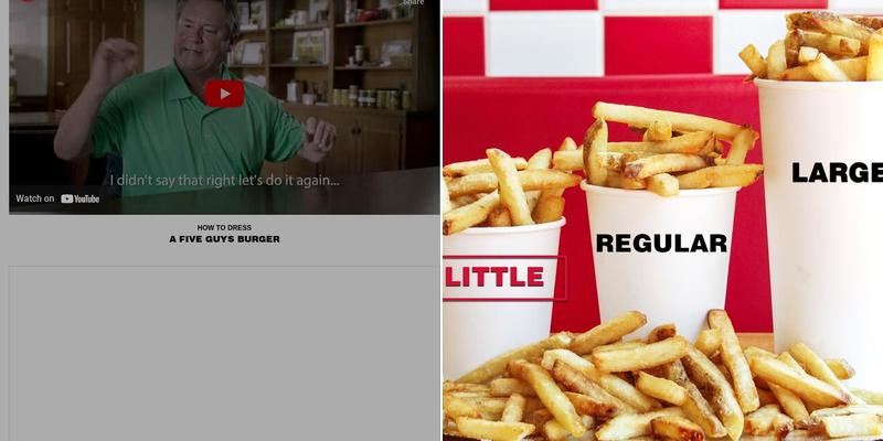 Five Guys Menu