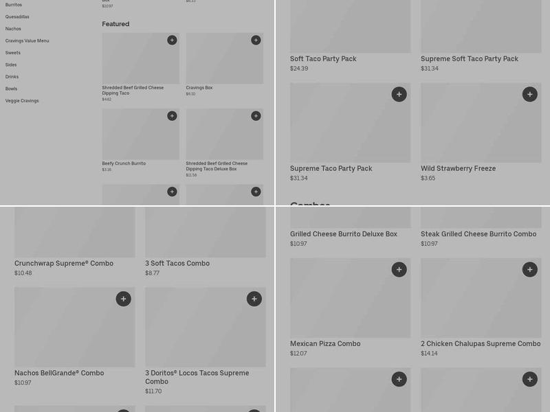 Taco Bell Menu