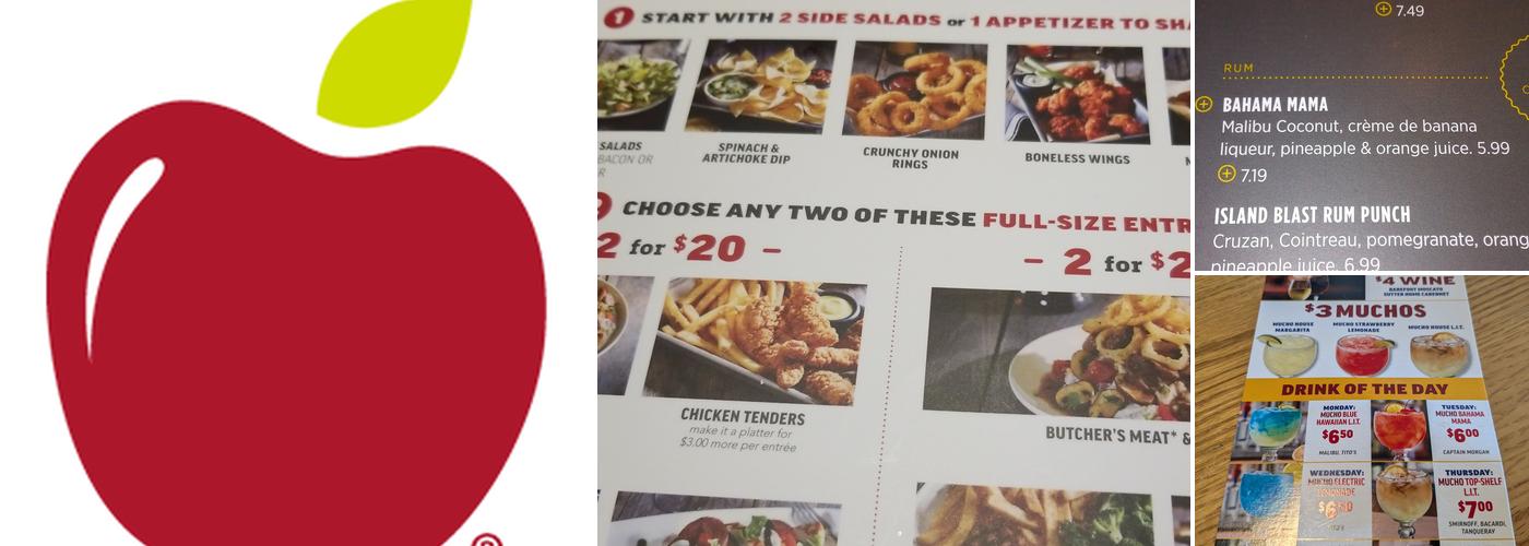 Applebee's Grill + Bar Menu
