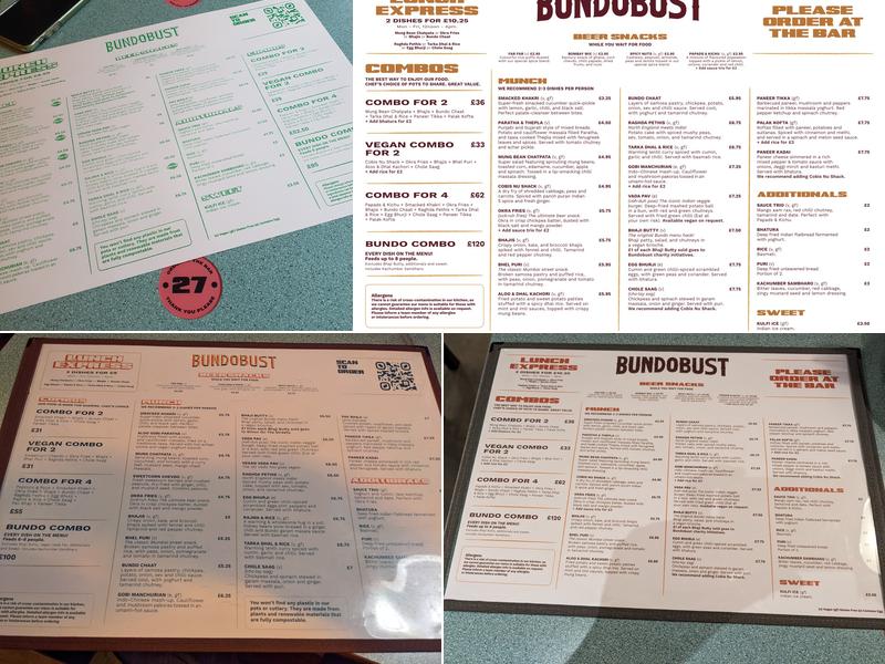 Bundobust Menu