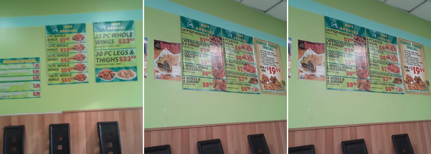 Subway Menu