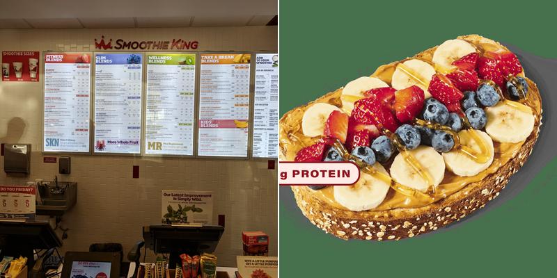 Smoothie King Menu