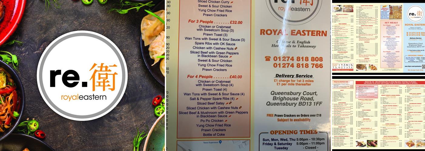 The Royal Eastern Menu