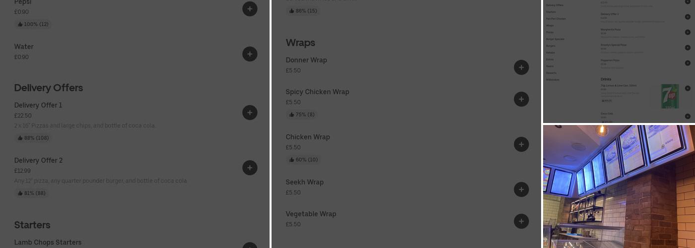 Snooty's Pizza Bar Menu