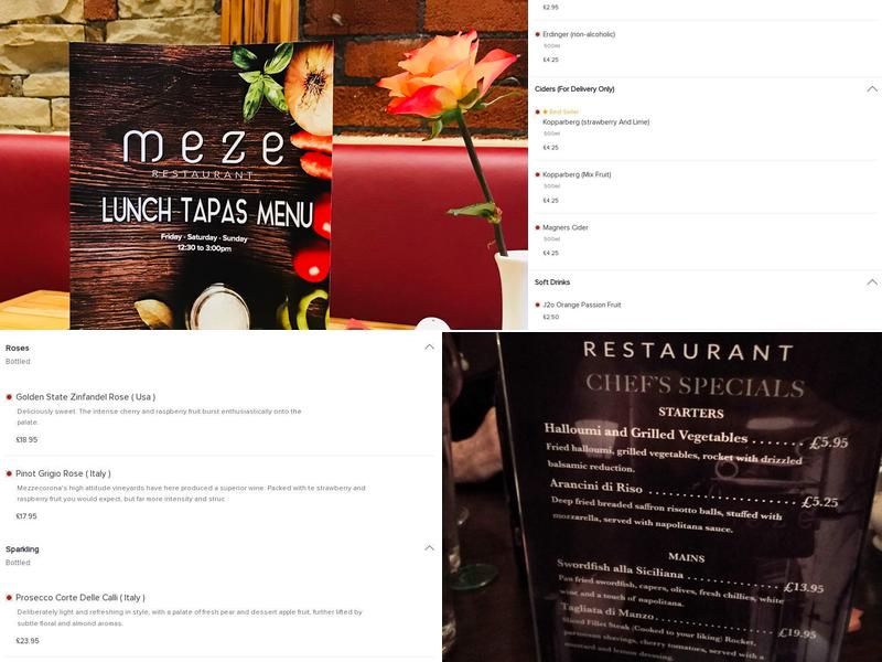 Meze Menu