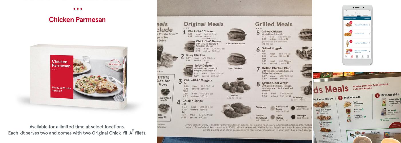 Chick-fil-A Menu