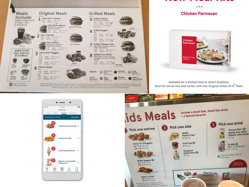 Chick-fil-A Menu