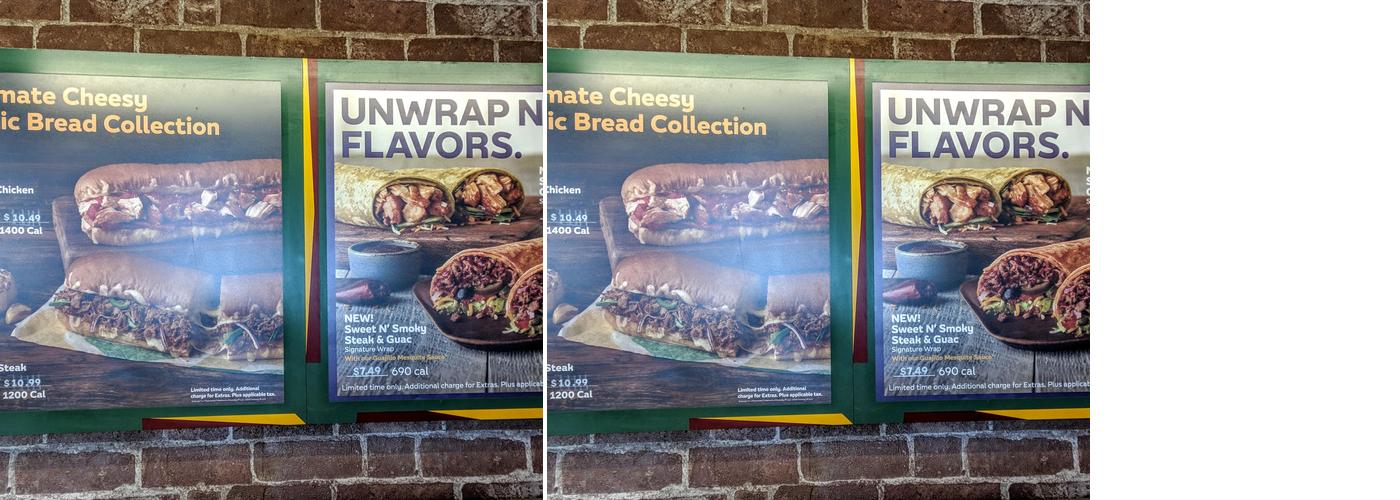 Subway Menu