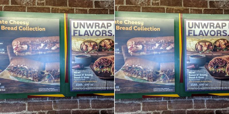 Subway Menu