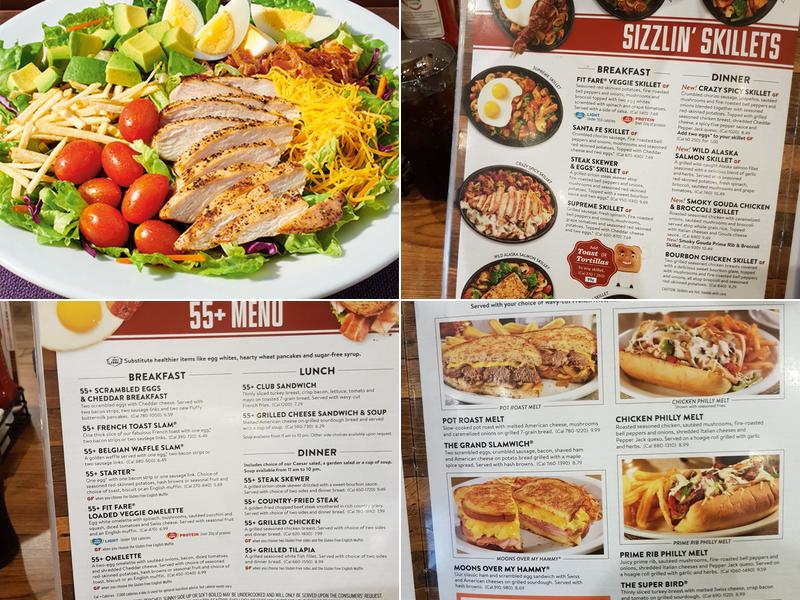 Denny's Restaurant Menu