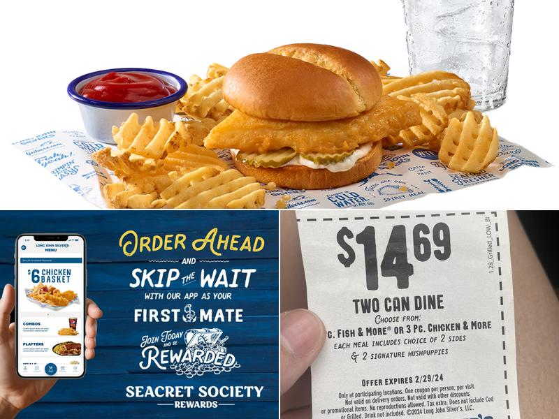 Long John Silver's Menu