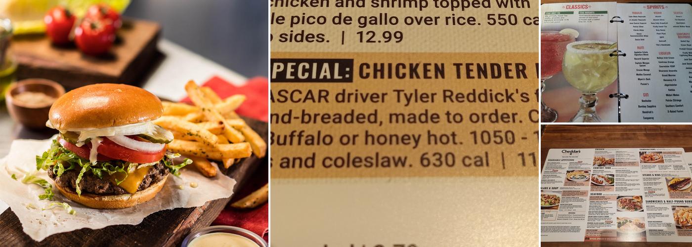 Cheddar's Scratch Kitchen Menu