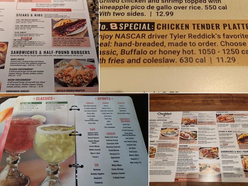Cheddar's Scratch Kitchen Menu