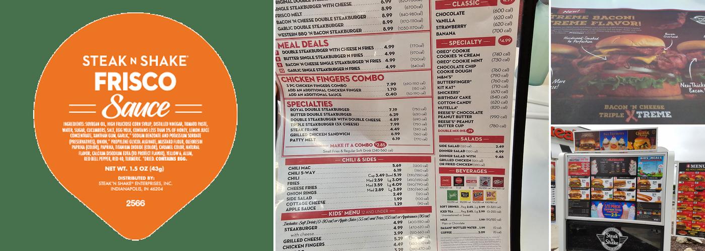 Steak 'n Shake Menu