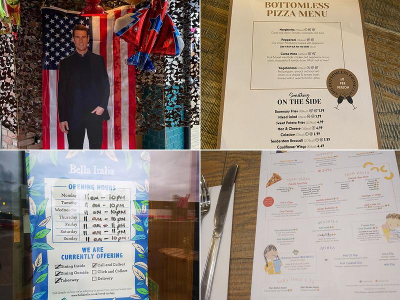 Bella Italia - Ashton Under Lyne Menu