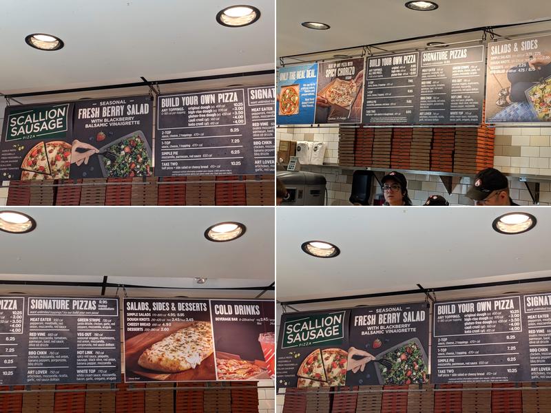 Blaze Pizza Menu