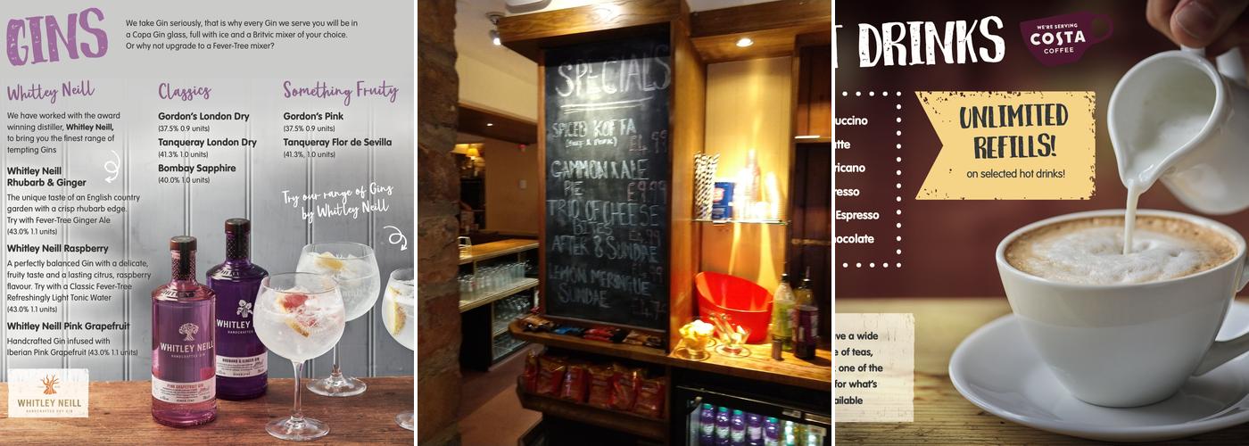 Old Brickworks Brewers Fayre Menu