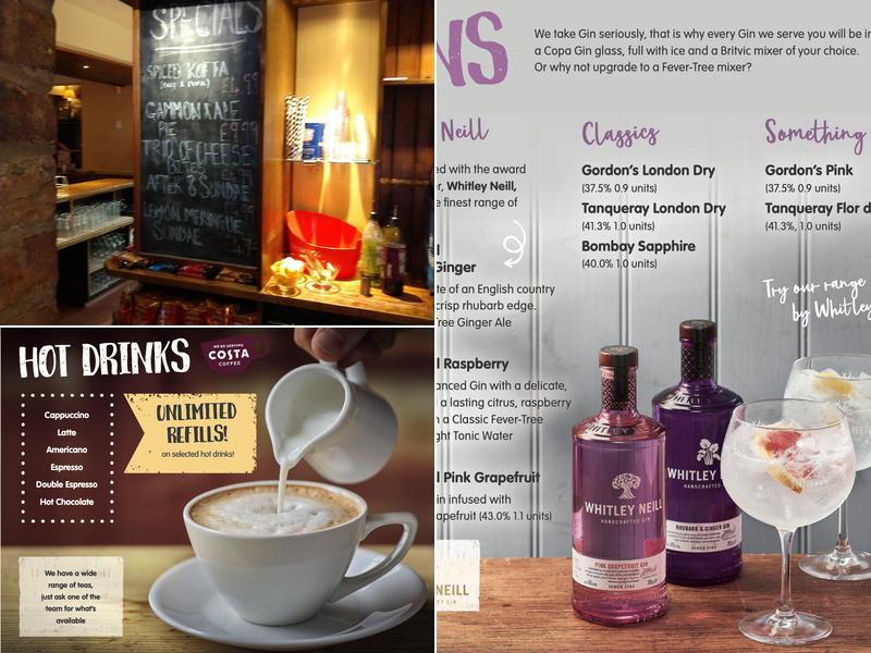 Old Brickworks Brewers Fayre Menu