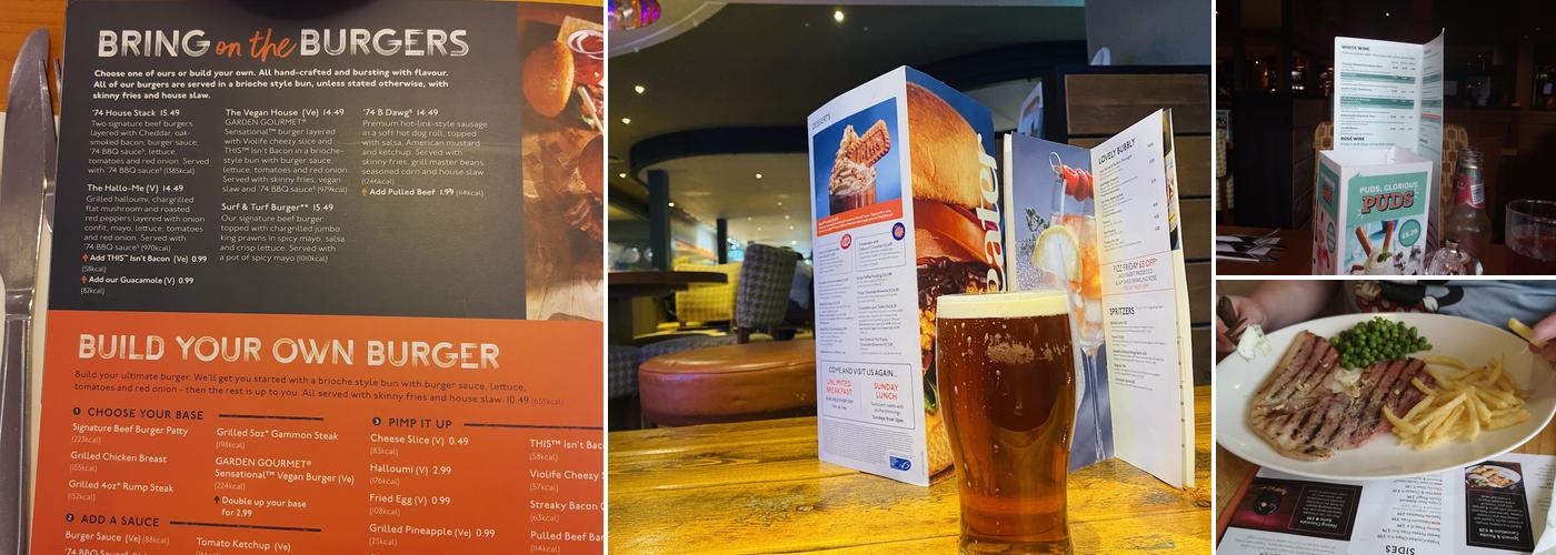 The Three Fish Beefeater Menu