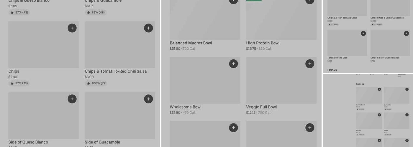 Chipotle Mexican Grill Menu