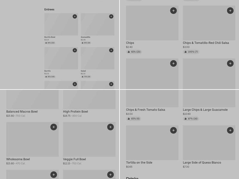 Chipotle Mexican Grill Menu