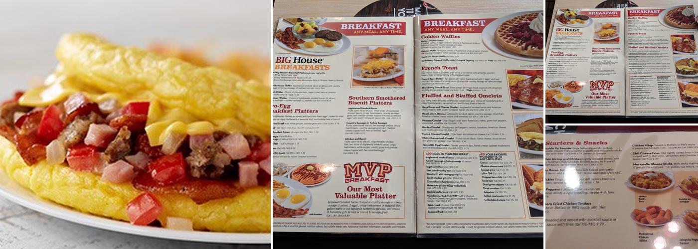 Huddle House Menu