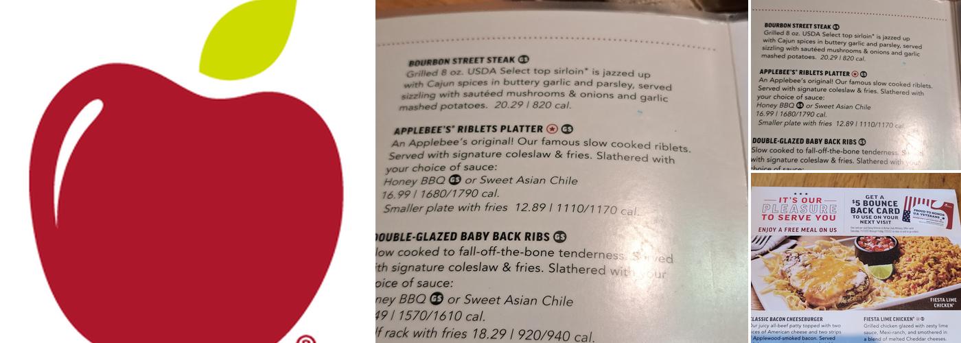 Applebee's Grill + Bar Menu