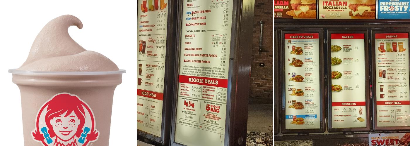 Wendy's Menu