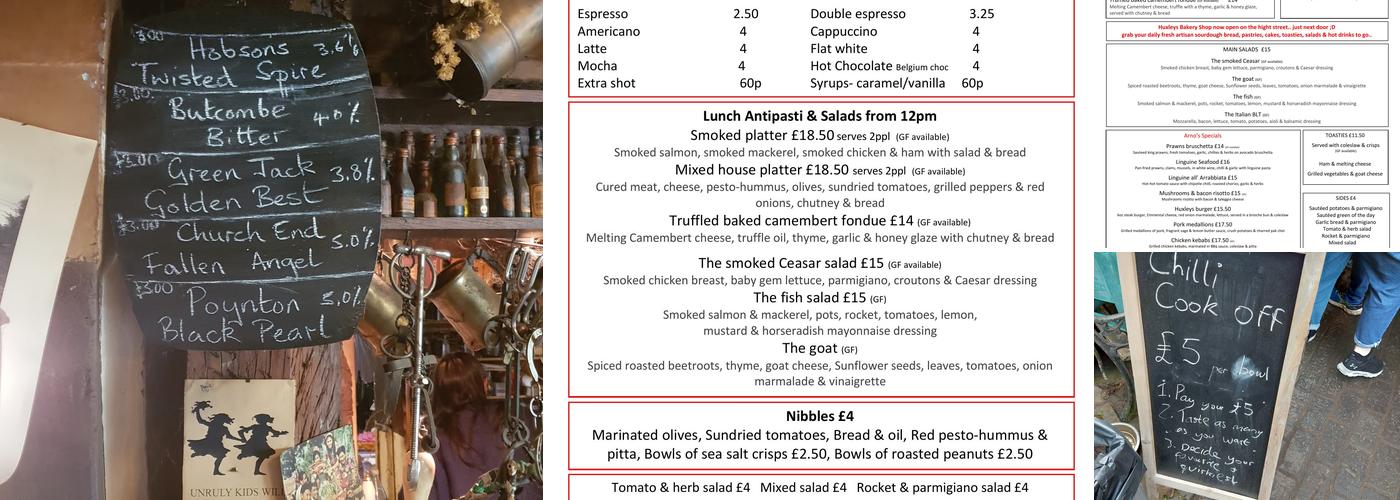 Three Kings Inn Menu