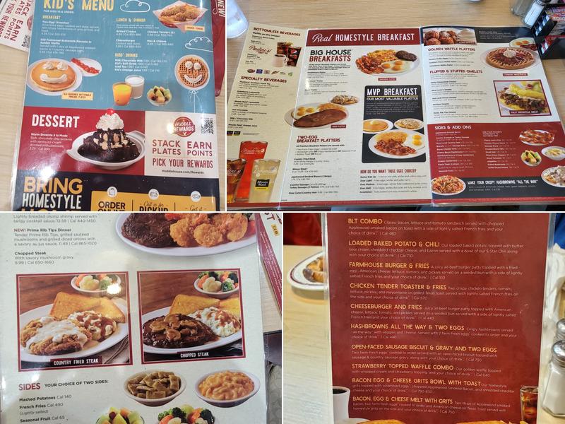 Huddle House Menu