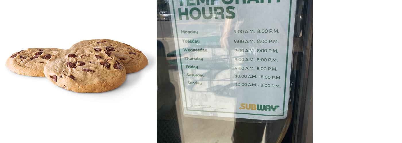 Subway Menu