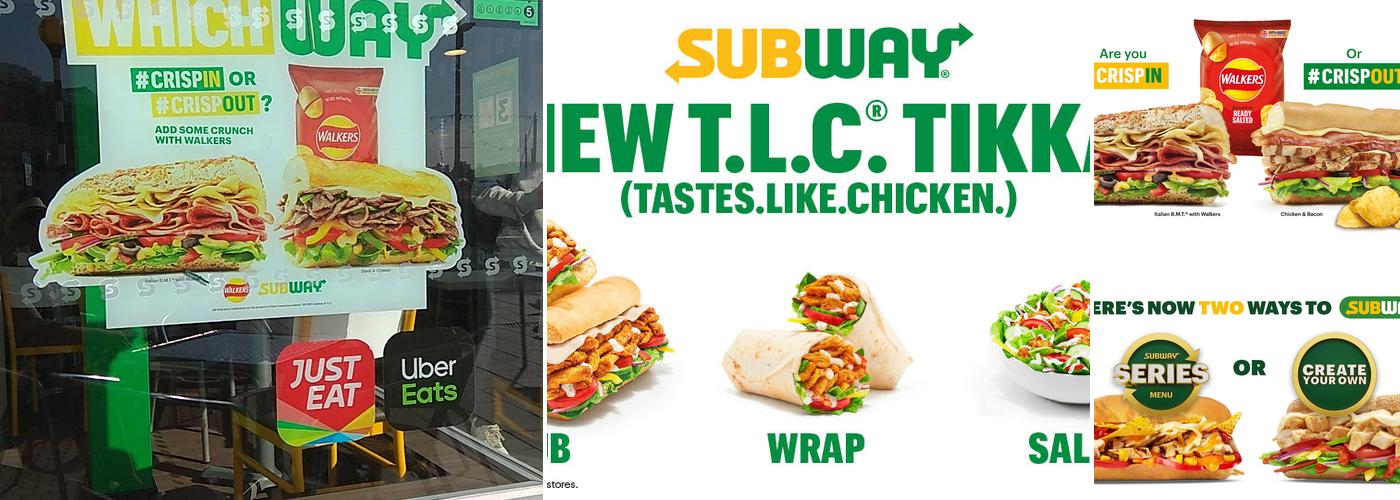 Subway Menu