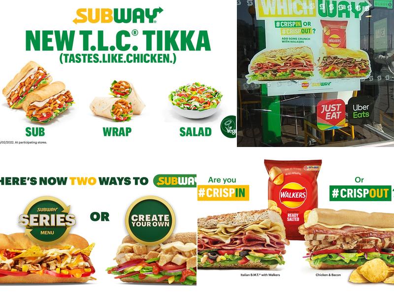 Subway Menu