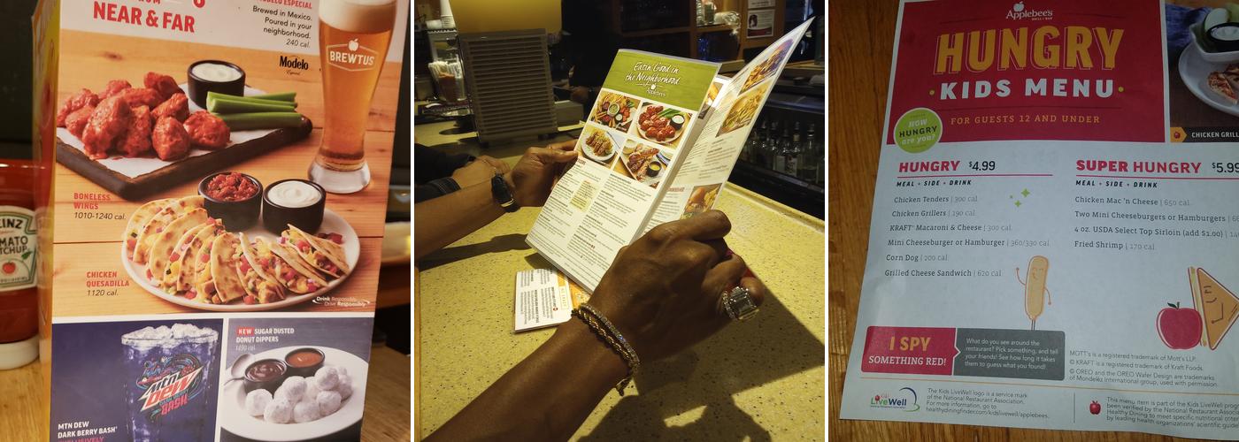 Applebee's Grill + Bar Menu
