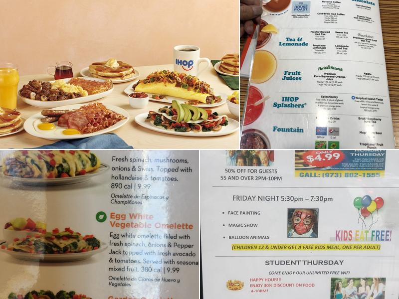 IHOP Menu