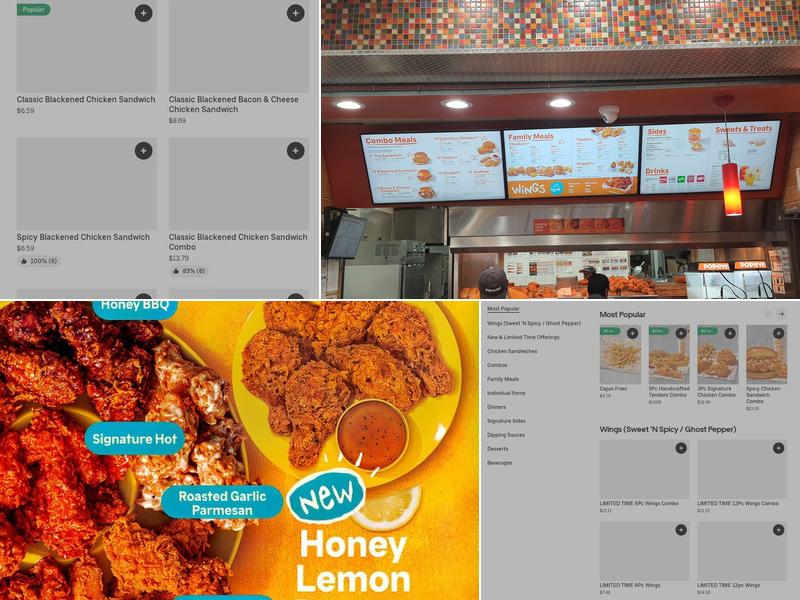 Popeyes Louisiana Kitchen Menu