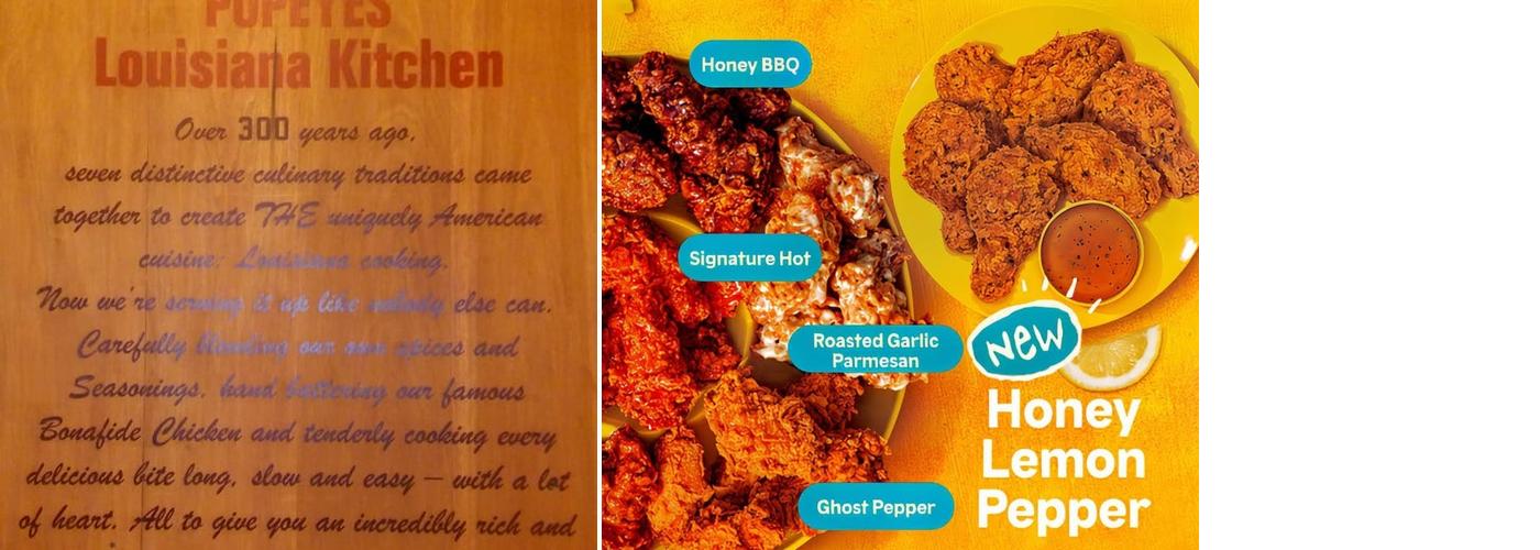 Popeyes Louisiana Kitchen Menu