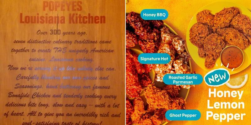 Popeyes Louisiana Kitchen Menu
