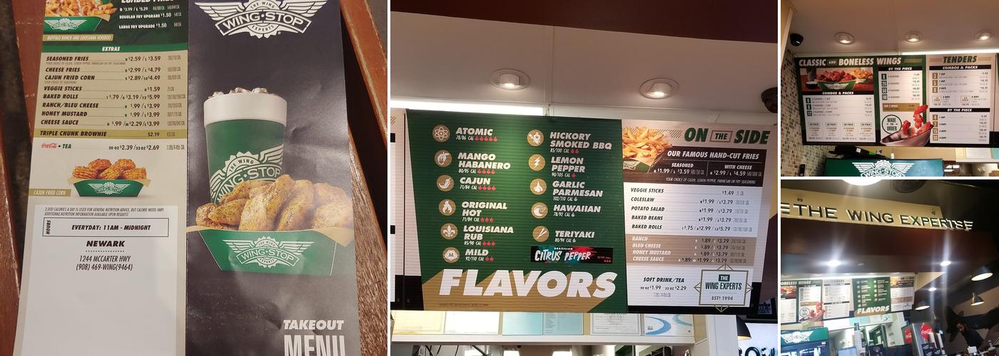 Wingstop Menu