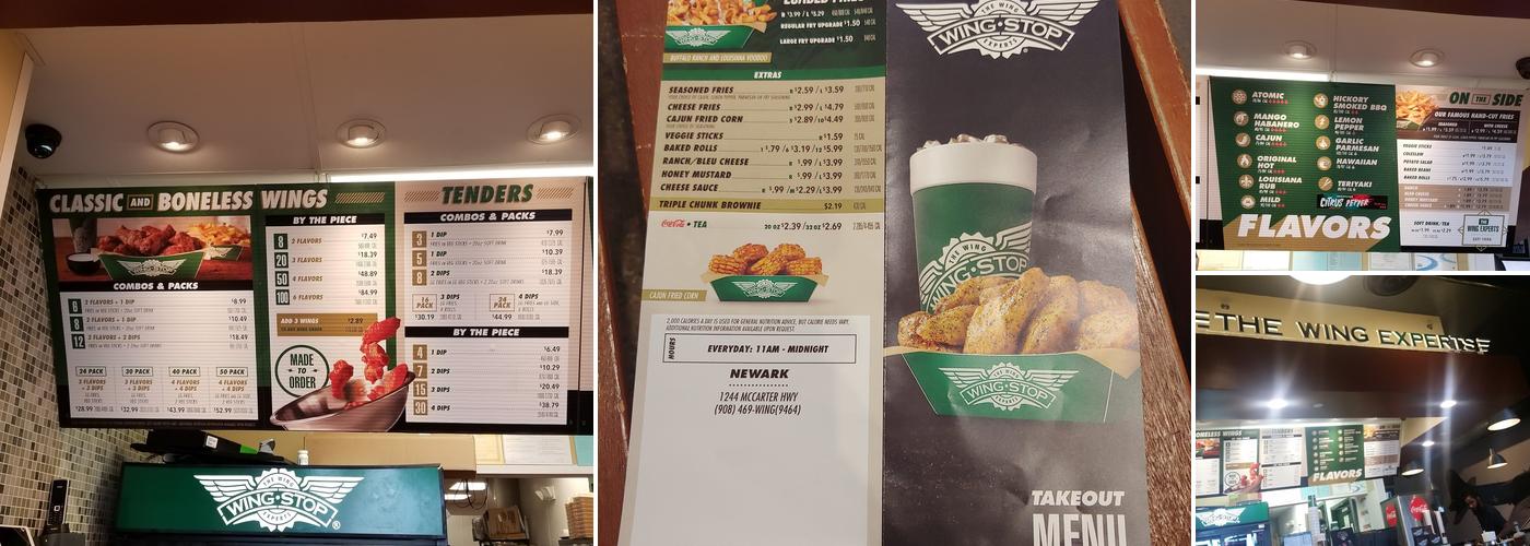 Wingstop Menu