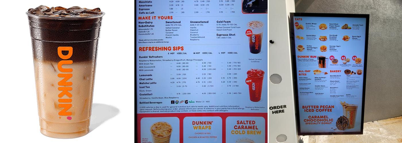 Dunkin' Menu