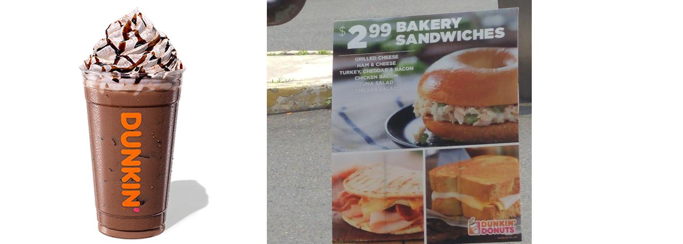 Dunkin' Menu