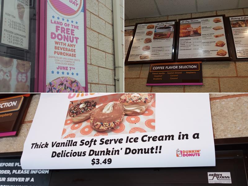 Dunkin' Menu