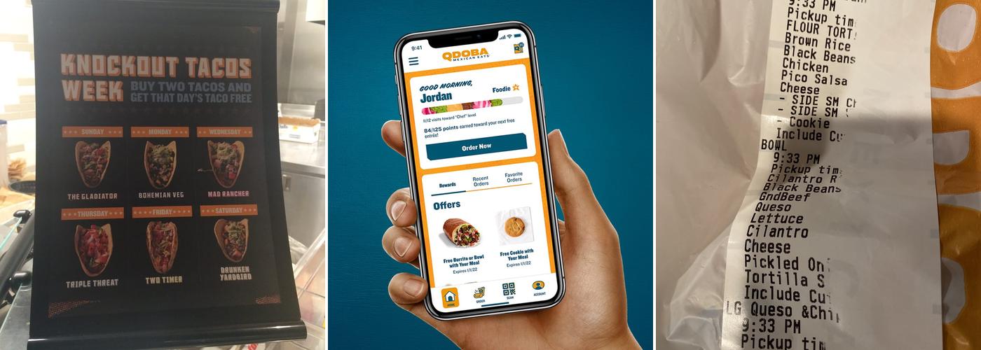 QDOBA Mexican Eats Menu