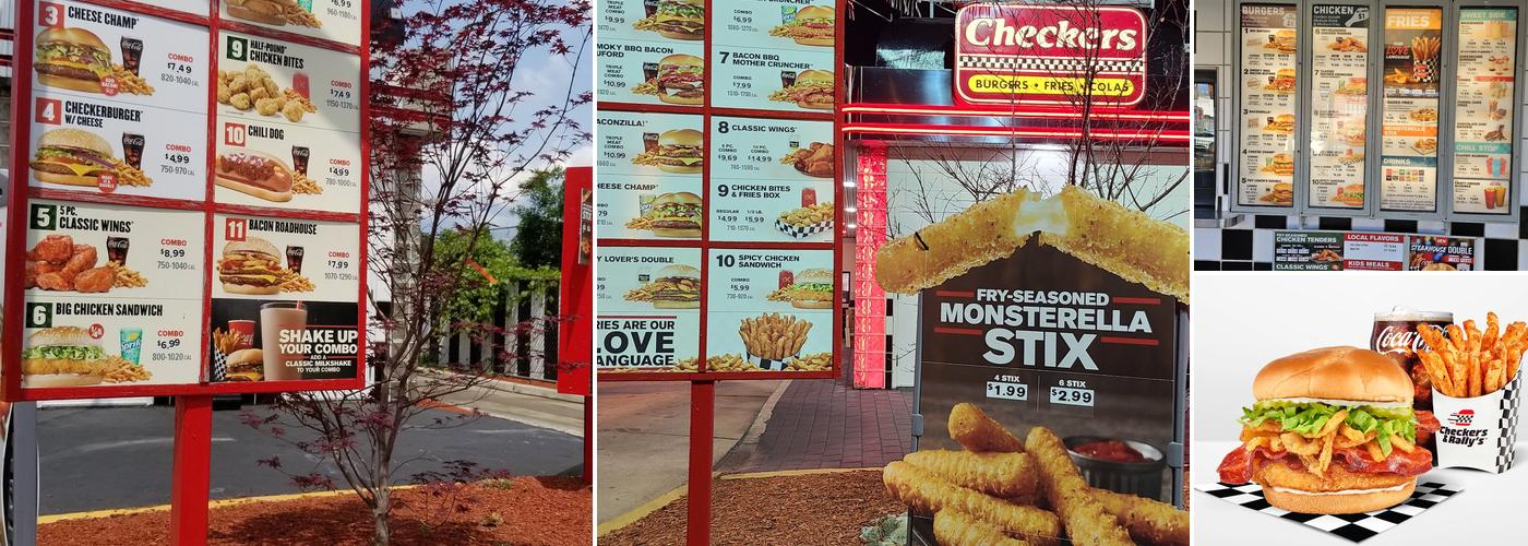 Checkers Menu