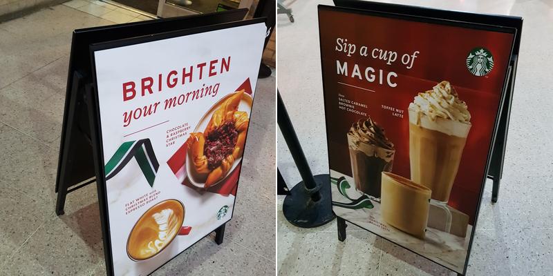 Starbucks Coffee Menu