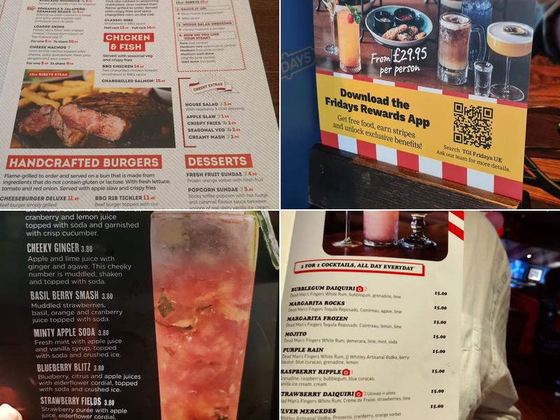 TGI Fridays - Sheffield Menu