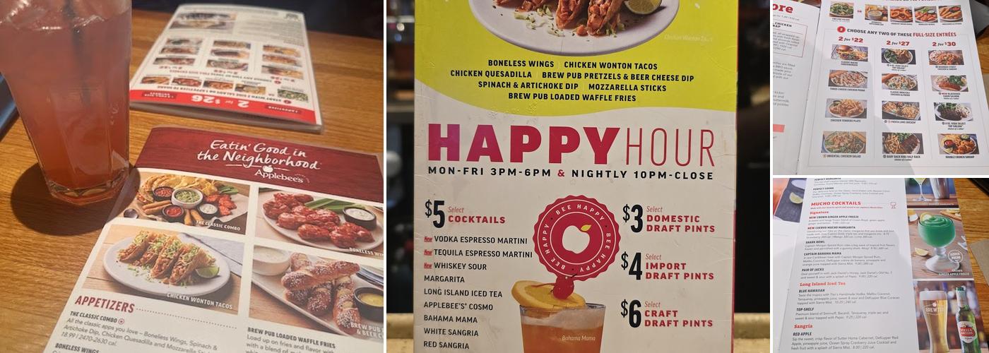 Applebee's Grill + Bar Menu