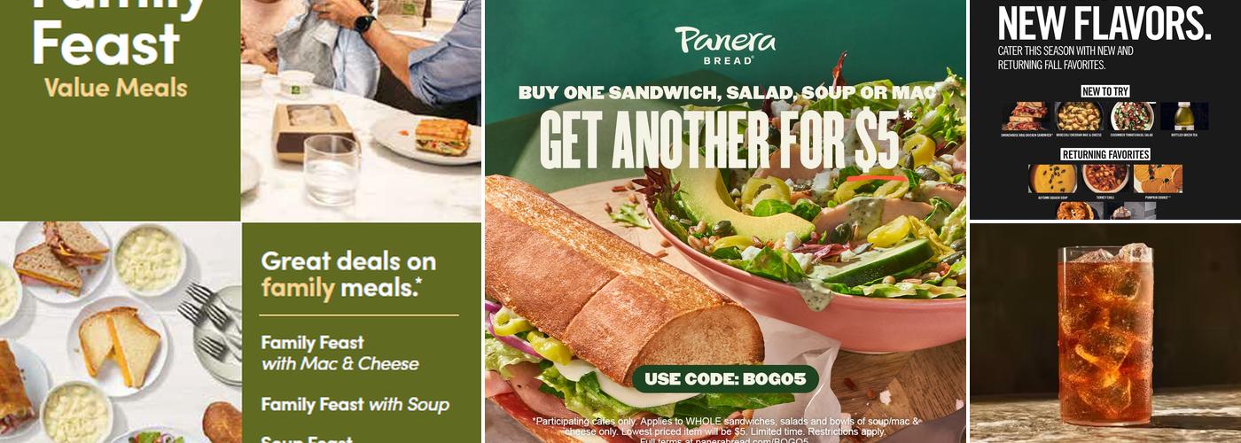 Panera Bread Menu